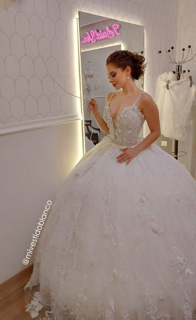 Vestidos de novia ampones